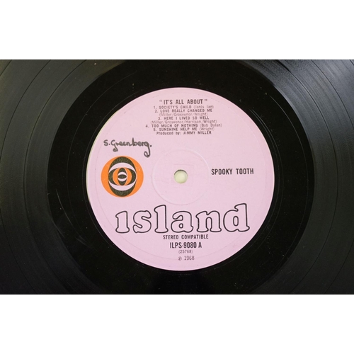 131 - Vinyl - 3 UK pressing albums by Spooky Tooth on Island Records to include: It’s All About (pink Isla... 