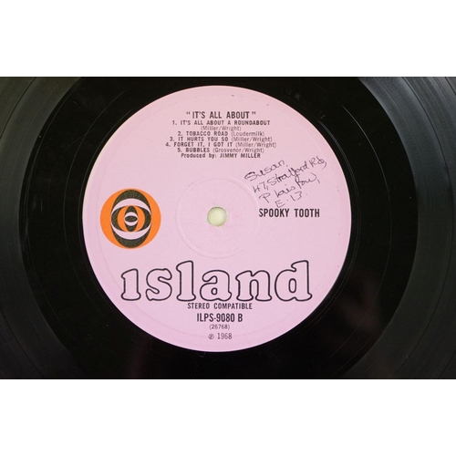 131 - Vinyl - 3 UK pressing albums by Spooky Tooth on Island Records to include: It’s All About (pink Isla... 