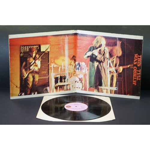 132 - Vinyl - 5 albums by Jethro Tull on Island Records to include: This Was (pink bullseye labels, wide s... 