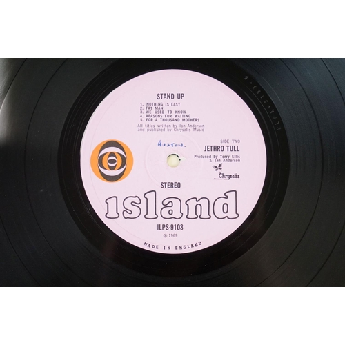 132 - Vinyl - 5 albums by Jethro Tull on Island Records to include: This Was (pink bullseye labels, wide s... 