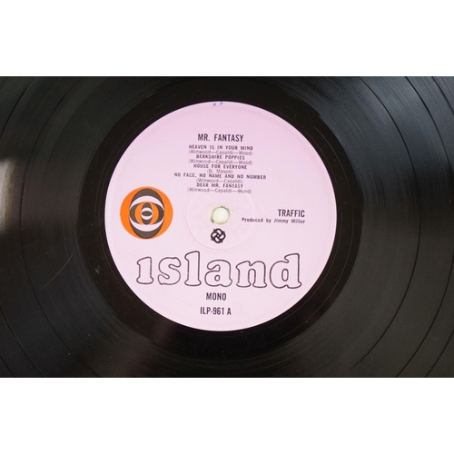 133 - Vinyl - 3 original UK pressing albums by Traffic on Island Records to include: Mr. Fantasy (mono pin... 