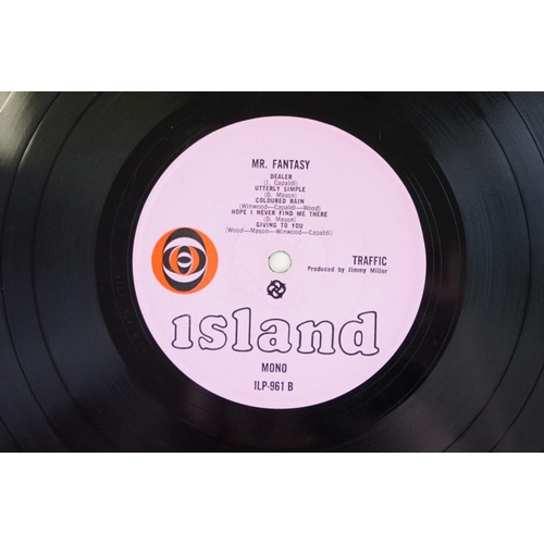 133 - Vinyl - 3 original UK pressing albums by Traffic on Island Records to include: Mr. Fantasy (mono pin... 