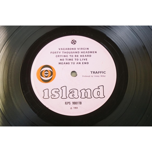 133 - Vinyl - 3 original UK pressing albums by Traffic on Island Records to include: Mr. Fantasy (mono pin... 