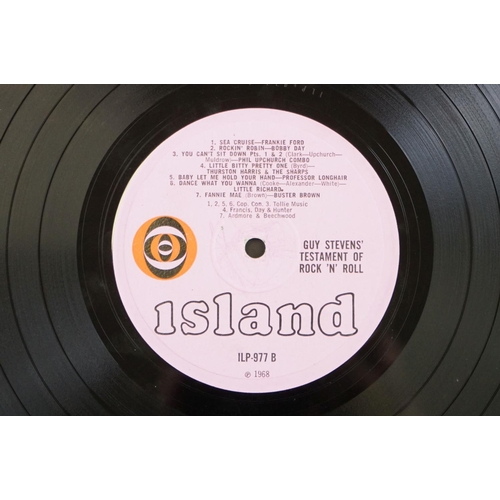 135 - Vinyl - 9 albums on Island Records to include: Clouds – The Clouds Scrapbook (pink block labels, tex... 