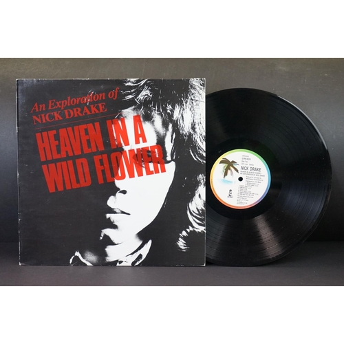 136 - Vinyl - 12 UK pressing albums on Island Records to include: Nick Drake – Heaven In A Wild Flower - A... 