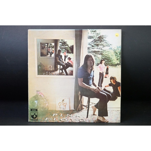 403 - Vinyl - 9 UK pressing Pink Floyd albums to include:  A Saucerful of Secrets (2 box EMI), Ummagumma (... 