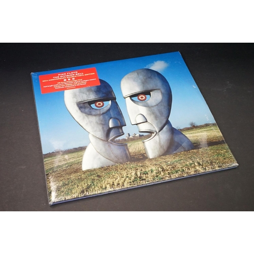 405 - Vinyl - 2 copies of Pink Floyd - The Division Bell, USA 1994 limited edition, blue transparent, Colu... 