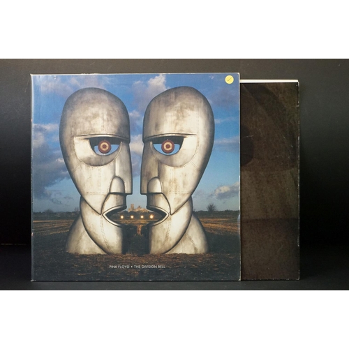 405 - Vinyl - 2 copies of Pink Floyd - The Division Bell, USA 1994 limited edition, blue transparent, Colu... 