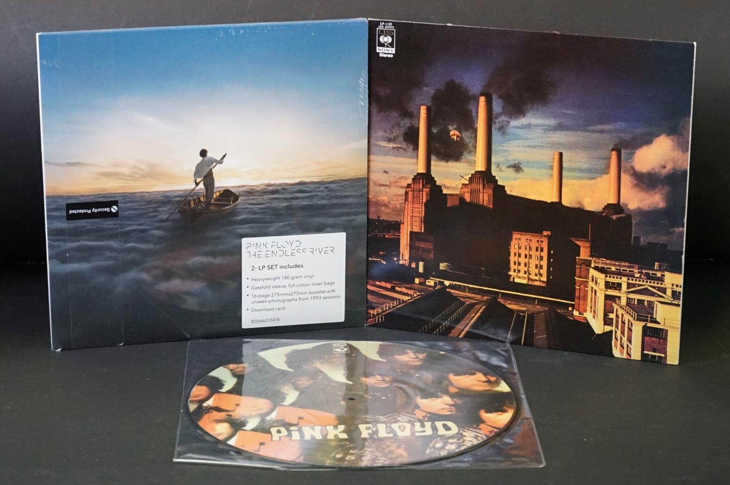 Vinyl - 3 recent Pink Floyd albums to include: The Endless River