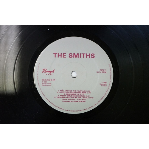 494 - Vinyl - The Smiths 4 original UK albums and one 12” to include: The Smiths - 2 copies (one with prin... 