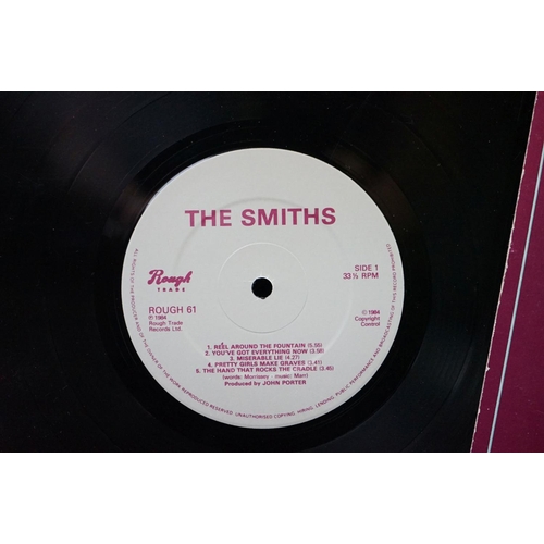 494 - Vinyl - The Smiths 4 original UK albums and one 12” to include: The Smiths - 2 copies (one with prin... 