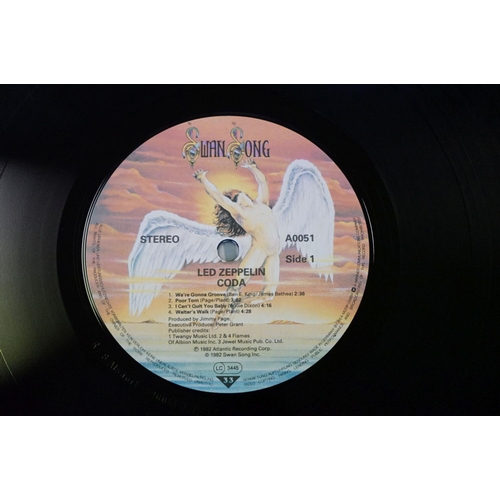 372 - Vinyl - 4 Led Zeppelin LPs to include In Through The Out Door (variation C), IV (four symbols), Pres... 