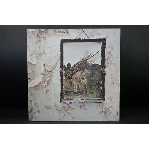 372 - Vinyl - 4 Led Zeppelin LPs to include In Through The Out Door (variation C), IV (four symbols), Pres... 