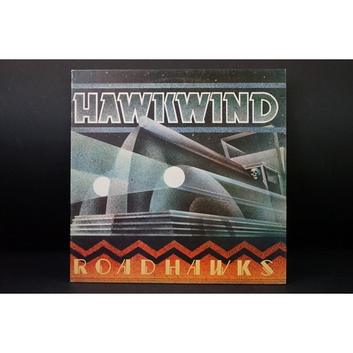 373 - Vinyl - 12 Hawkwind LPs to include Warrior On The Edge Of Time, The Chronicle Of The Black Sword, Ro... 