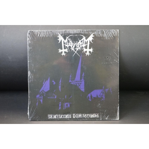 466 - Vinyl - Black Metal / Death Metal 8 albums to include: Mayhem – De Mysteriis Dom Sathanas (Back On B... 