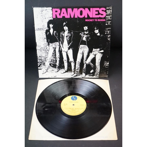 476 - Vinyl - Ramones, 4 albums to include: Rocket To Russia (original UK 1977 pressing 1//1, 2//1 matrice... 