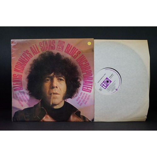 587 - Vinyl - 7 Alexis Korner UK albums to include: R&B From The Marquee (2 copies), Red Hot From Alex (Tr... 