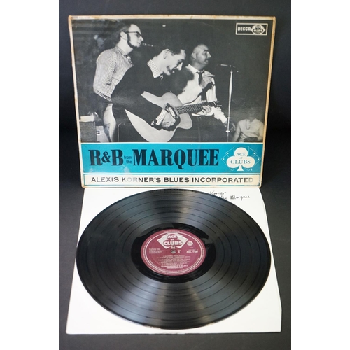 587 - Vinyl - 7 Alexis Korner UK albums to include: R&B From The Marquee (2 copies), Red Hot From Alex (Tr... 