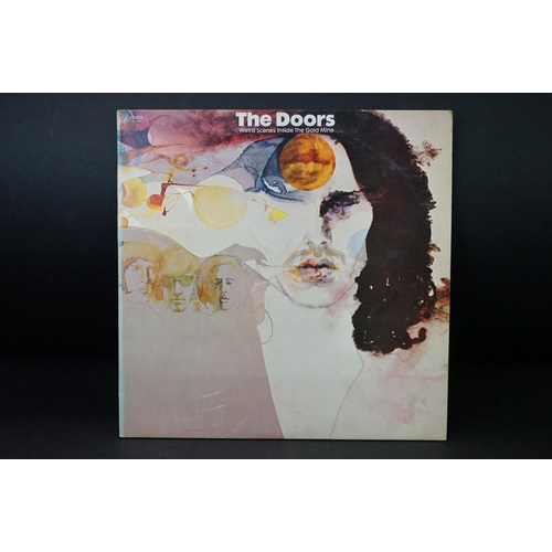 593 - Vinyl - 5 The Doors albums, mainly later pressings to include: The Doors, Morrison Hotel, L.A. Woman... 