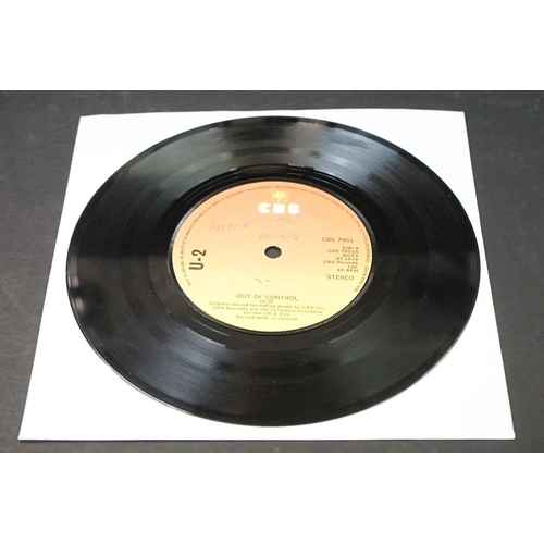 645 - Vinyl - U2 –Three - Original Irish 1979 1st pressing 7” on CBS sunburst label (CBS 7951), UKTM numbe... 