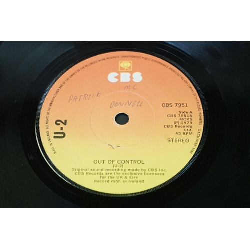 645 - Vinyl - U2 –Three - Original Irish 1979 1st pressing 7” on CBS sunburst label (CBS 7951), UKTM numbe... 