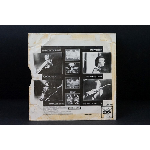 645 - Vinyl - U2 –Three - Original Irish 1979 1st pressing 7” on CBS sunburst label (CBS 7951), UKTM numbe... 