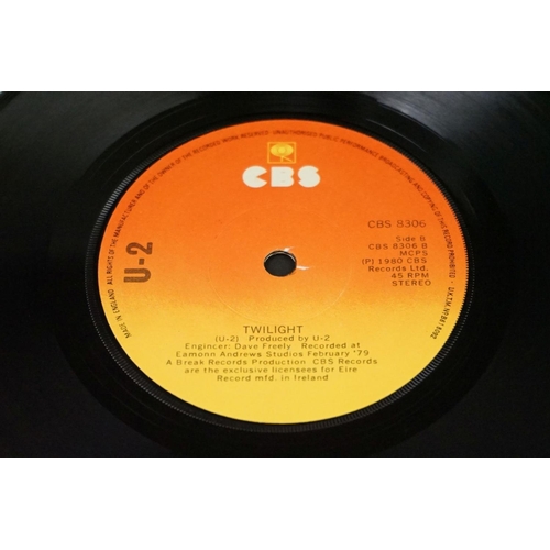 646 - Vinyl - U2 - Another Day original Irish 1980 1st pressing 7” on CBS Records CBS 8306.  Grafotone