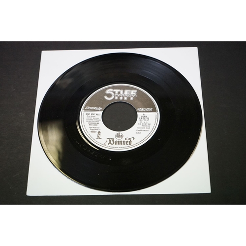 650 - Vinyl – 3 The Damned limited edition 7” singles to include: Neat Neat Neat (UK 2007 Limited Edition,... 