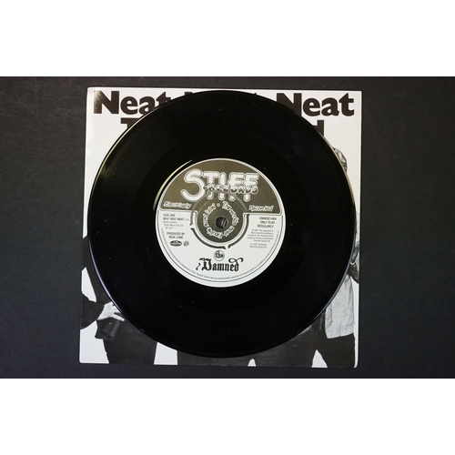 650 - Vinyl – 3 The Damned limited edition 7” singles to include: Neat Neat Neat (UK 2007 Limited Edition,... 