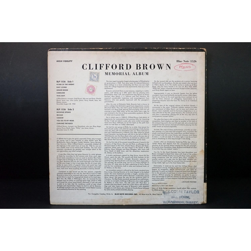 703 - Vinyl - Jazz / Blue Note - Clifford Brown – Memorial Album, USA 1962 pressing, 