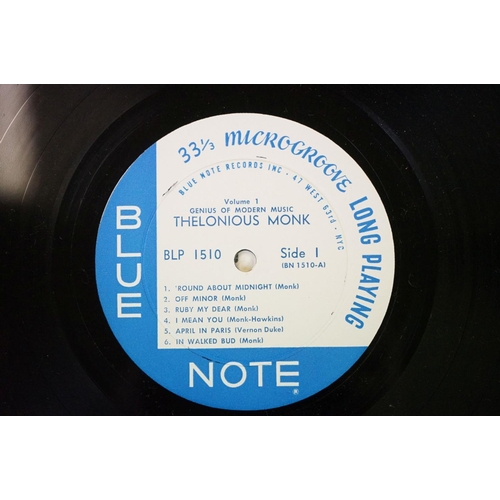 709 - Vinyl - Jazz / Blue Note - Thelonious Monk – Genius Of Modern Music Volume 1, USA 1960 mono pressing... 