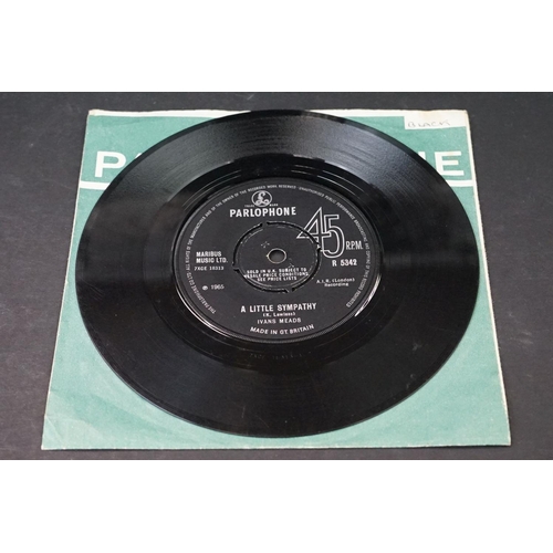 99 - Vinyl - Ivans Meads A Little Sympathy / The Sins Of A Family on Parlophone – R 5342.  Vinyl has scuf... 