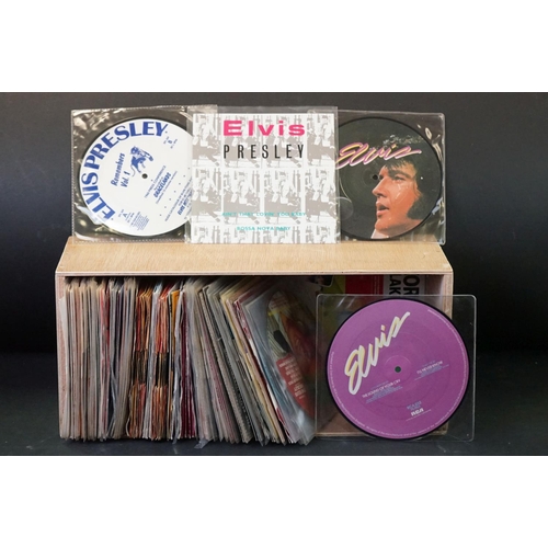 251 - Vinyl - Over 100 Elvis Presley UK 7” later pressing singles including Limited Editions, Picture Disc... 