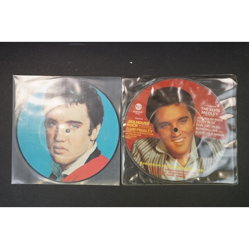 251 - Vinyl - Over 100 Elvis Presley UK 7” later pressing singles including Limited Editions, Picture Disc... 