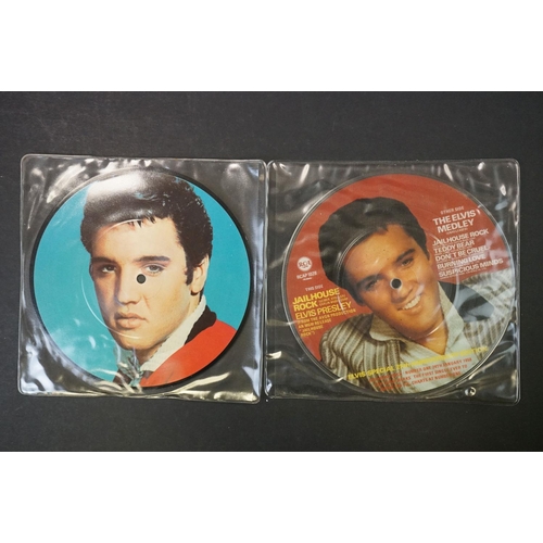 251 - Vinyl - Over 100 Elvis Presley UK 7” later pressing singles including Limited Editions, Picture Disc... 