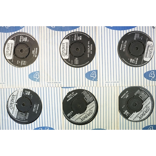 256 - Vinyl - Approx 60 Roy Orbison 7” singles spanning his career with many early examples on London Reco... 