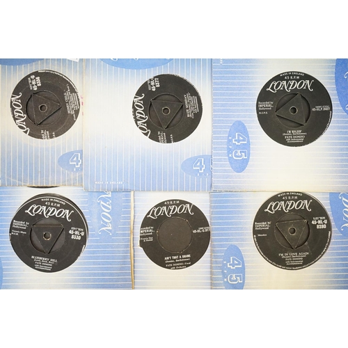 257 - Vinyl - Over 50 Fats Domino 7” singles spanning his career including early examples on Tri-centre Lo... 