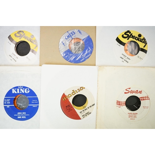 259 - Vinyl - Over 30 Rockabilly / Rock ’N’ Roll / Hillbilly mainly original US 7” singles to include: Joh... 