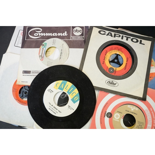 259 - Vinyl - Over 30 Rockabilly / Rock ’N’ Roll / Hillbilly mainly original US 7” singles to include: Joh... 