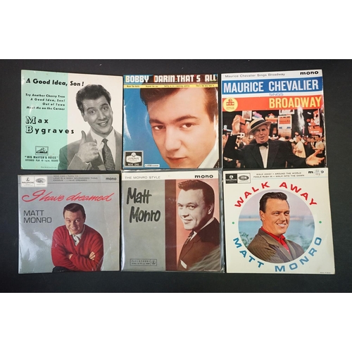 262 - Vinyl - Approx 150 7” EP’s by male artists to include: Noel Harrison, Matt Monro, Bobby Darin, Rober... 