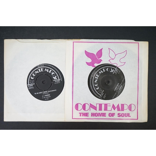 266 - Vinyl - Northern Soul / Funk - 14 UK 7” singles on Contempo Records to include: J.J. Barnes - 4 sing... 