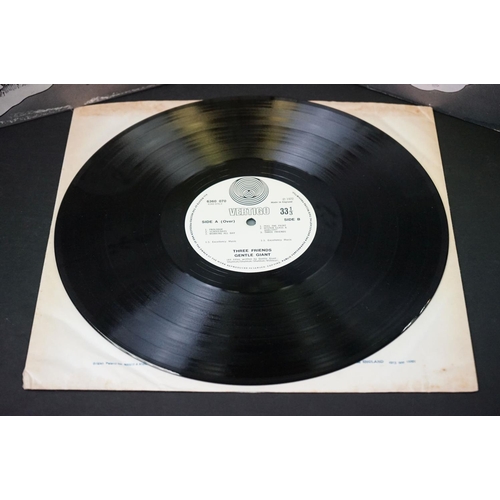 767 - Vinyl - Gentle Giant - Three Friends, UK pressing on Vertigo Records 6360 070.  Small Vertigo labels... 