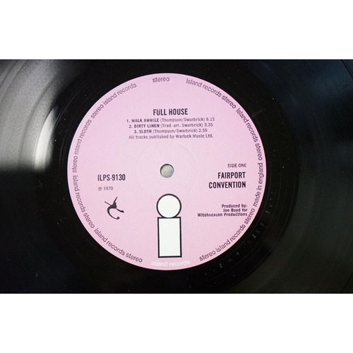 770 - Vinyl - Fairport Convention Full House. Original UK 1st pressing on Island Records ILPS 9130. Pink i... 