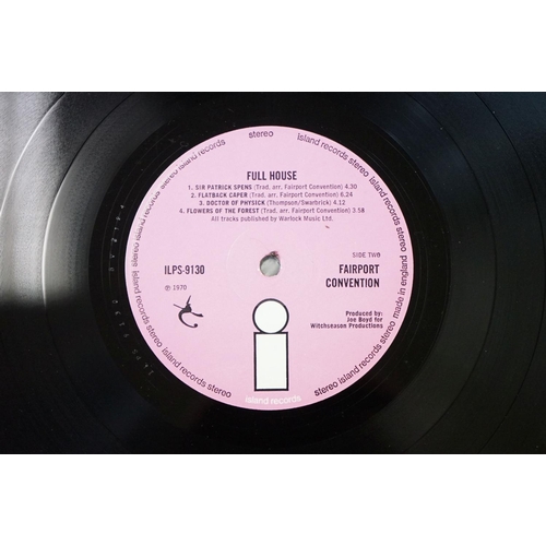 770 - Vinyl - Fairport Convention Full House. Original UK 1st pressing on Island Records ILPS 9130. Pink i... 