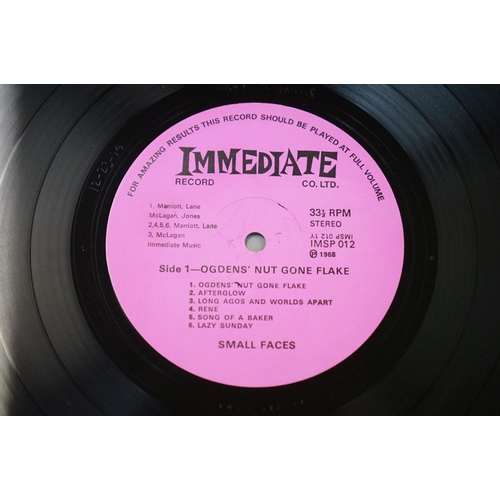 771 - Vinyl - Small Faces - Ogdens' Nut Gone Flake. UK 1968 2nd press with pink Immediate Records labels, ... 