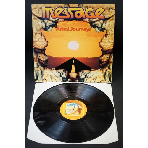 772 - Vinyl - Krautrock 3 albums by Message to include: Message (UK 1975 Decca Records SKL-R 5213) VG / VG... 