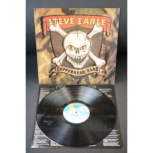 790 - Vinyl - 4 Steve Earle albums to include: Cooperhead Road (UK A1 / B1 with Printed Inner), The Hard W... 