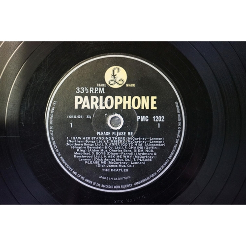 1 - Vinyl - The Beatles - Please Please Me (PMC 1202) UK 3rd pressing Mono with 33 1/3 on labels.  Sleev... 