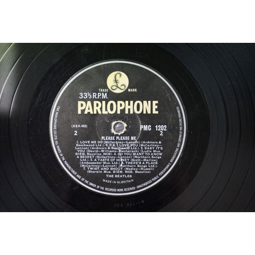 1 - Vinyl - The Beatles - Please Please Me (PMC 1202) UK 3rd pressing Mono with 33 1/3 on labels.  Sleev... 