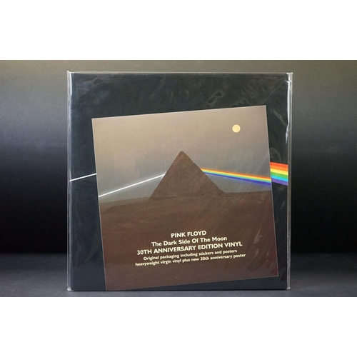 16 - Vinyl - Pink Floyd The Dark Side Of The Moon 30th Anniversary 180gm stereo reissue on Harvest (1E 06... 